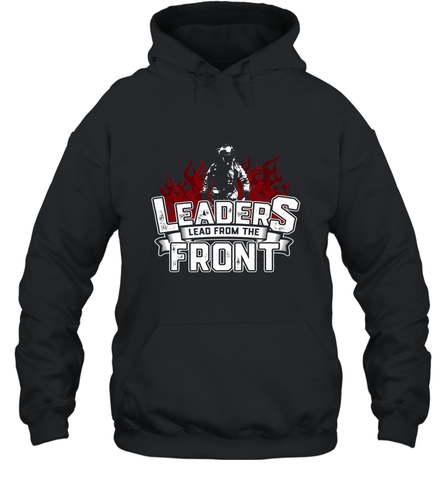 Leaders Front Hooded Sweatshirt Hooded Sweatshirt / Black / S Hooded Sweatshirt - jonhlittlestore88