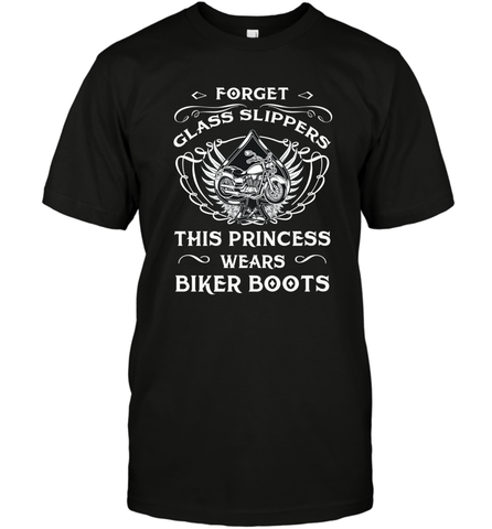 Forget glass slippers this princess wears biker boots Men's T-Shirt Men's T-Shirt / Black / S Men's T-Shirt - jonhlittlestore88