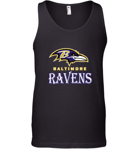 NFL Baltimore Ravens Logo Men's Tank Top Men's Tank Top / Black / XS Men's Tank Top - jonhlittlestore88
