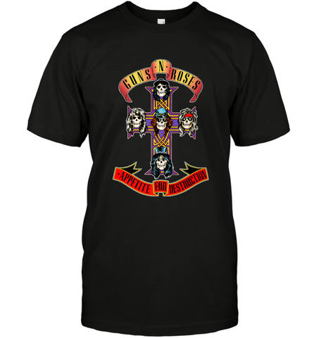 Guns N' Roses Classic Cross Logo Men's T-Shirt Men's T-Shirt / Black / S Men's T-Shirt - jonhlittlestore88