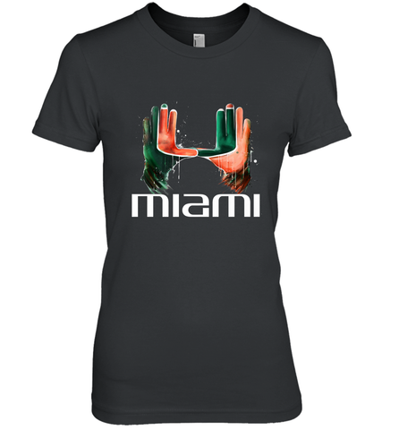 Miami Hurricanes Limited Edition Women's Premium T-Shirt Women's Premium T-Shirt / Black / XS Women's Premium T-Shirt - jonhlittlestore88