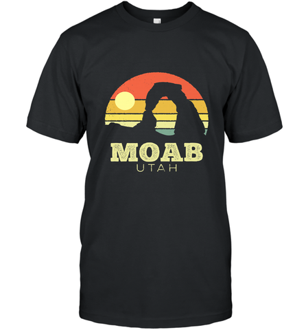 Moab Utah Vintage Sunset Arches Adventure Outdoors Men's T-Shirt