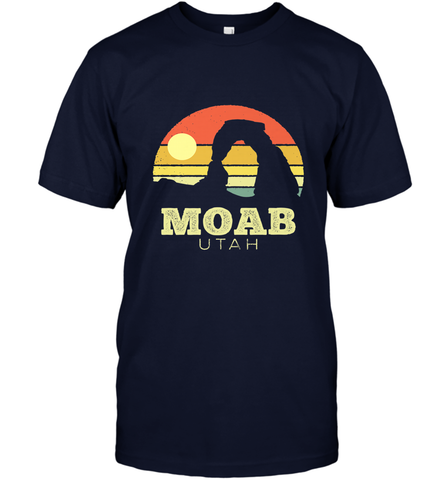 Moab Utah Vintage Sunset Arches Adventure Outdoors Men's T-Shirt
