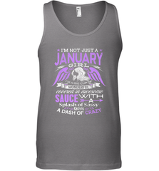 January Birthday Girl Shirt Not Just Girl Wonderful Gift Men's Tank Top Men's Tank Top - jonhlittlestore88