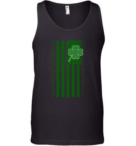Lucky St. Patrick's Day Irish American Flag T Shirt Men's Tank Top Men's Tank Top / Black / XS Men's Tank Top - jonhlittlestore88
