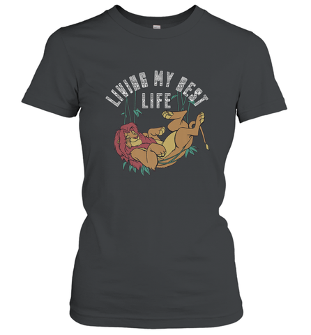 Disney Lion King Simba Living My Best Life Women's T-Shirt Women's T-Shirt / Black / S Women's T-Shirt - jonhlittlestore88