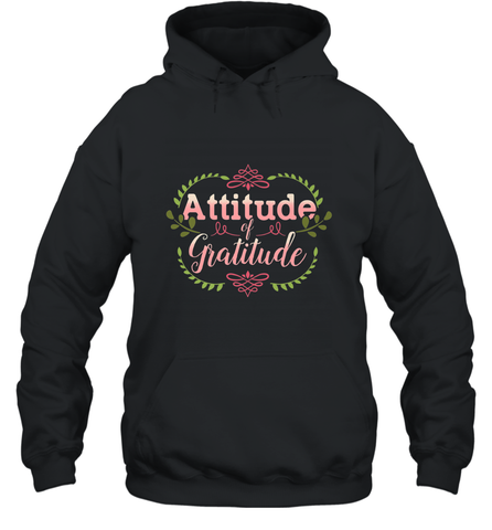 Practice Gratitude and Celebrate Recovery Hooded Sweatshirt Hooded Sweatshirt / Black / S Hooded Sweatshirt - jonhlittlestore88