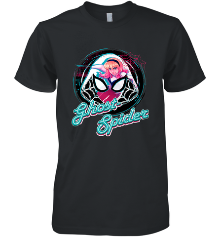 Marvel Rising Secret Warriors Ghost Spider Portrait Badge Men's Premium T-Shirt Men's Premium T-Shirt / Black / XS Men's Premium T-Shirt - jonhlittlestore88