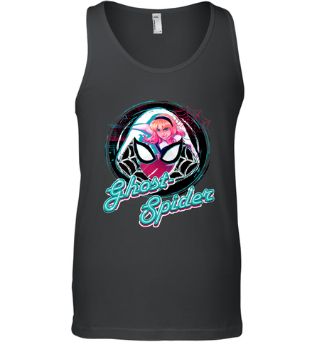 Marvel Rising Secret Warriors Ghost Spider Portrait Badge Men's Tank Top Men's Tank Top / Black / XS Men's Tank Top - jonhlittlestore88