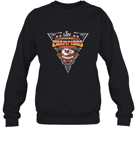 Champions Kansas City Chiefs NFL Crewneck Sweatshirt Crewneck Sweatshirt / Black / S Crewneck Sweatshirt - jonhlittlestore88