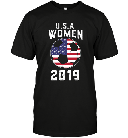 USA United States Women 2019 Soccer US Futbol Men's T-Shirt Men's T-Shirt / Black / S Men's T-Shirt - jonhlittlestore88