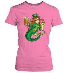 St Patricks Day Shirt Women Leprechaun Mermaid Girls Redhead Women's T-Shirt Women's T-Shirt - jonhlittlestore88