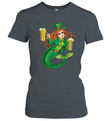 St Patricks Day Shirt Women Leprechaun Mermaid Girls Redhead Women's T-Shirt Women's T-Shirt - jonhlittlestore88