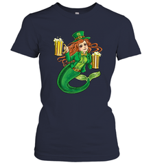 St Patricks Day Shirt Women Leprechaun Mermaid Girls Redhead Women's T-Shirt Women's T-Shirt - jonhlittlestore88