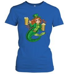 St Patricks Day Shirt Women Leprechaun Mermaid Girls Redhead Women's T-Shirt Women's T-Shirt - jonhlittlestore88