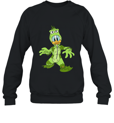 Disney Donald Duck Monster Halloween Costume Crewneck Sweatshirt Crewneck Sweatshirt / Black / S Crewneck Sweatshirt - jonhlittlestore88