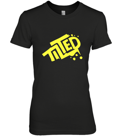 Fortnite Tilted (Yellow Logo) Women's Premium T-Shirt Women's Premium T-Shirt / Black / XS Women's Premium T-Shirt - jonhlittlestore88