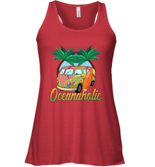 Retro Surfer Love Surfing Beach Party Tropical Vacay Women's Racerback Tank Women's Racerback Tank - jonhlittlestore88