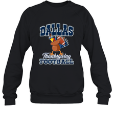 Dallas Thanksgiving Day Funny Turkey Playing Texas Football Premium T Shirt Crewneck Sweatshirt Crewneck Sweatshirt - jonhlittlestore88
