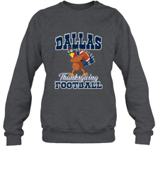 Dallas Thanksgiving Day Funny Turkey Playing Texas Football Premium T Shirt Crewneck Sweatshirt Crewneck Sweatshirt - jonhlittlestore88