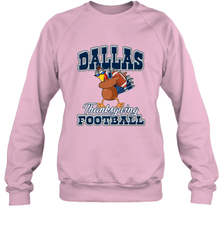 Dallas Thanksgiving Day Funny Turkey Playing Texas Football Premium T Shirt Crewneck Sweatshirt Crewneck Sweatshirt - jonhlittlestore88