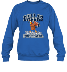 Dallas Thanksgiving Day Funny Turkey Playing Texas Football Premium T Shirt Crewneck Sweatshirt Crewneck Sweatshirt - jonhlittlestore88