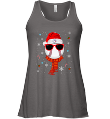 Toronto Blue Jays LogoChristmas Baseball Player Glasses Santa Hat Pajama Gift Women's Racerback Tank Women's Racerback Tank - jonhlittlestore88