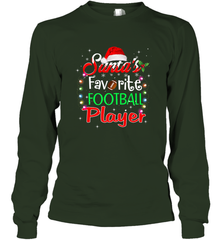 NFL Santa's Favorite Football Player Xmas Light Hat Christmas Long Sleeve T-Shirt Long Sleeve T-Shirt - jonhlittlestore88