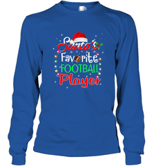 NFL Santa's Favorite Football Player Xmas Light Hat Christmas Long Sleeve T-Shirt Long Sleeve T-Shirt - jonhlittlestore88