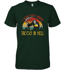 Vintage I Hope They Serve Tacos In Hell Halloween Costume Men's Premium T-Shirt Men's Premium T-Shirt - jonhlittlestore88