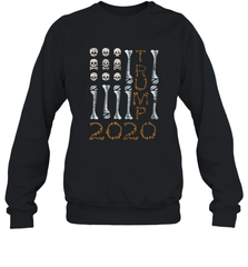US Flag Skull Halloween Costume Bones Election Trump 2020 Crewneck Sweatshirt Crewneck Sweatshirt - jonhlittlestore88