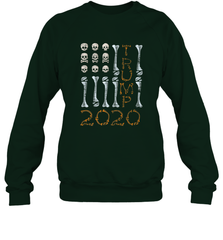 US Flag Skull Halloween Costume Bones Election Trump 2020 Crewneck Sweatshirt Crewneck Sweatshirt - jonhlittlestore88