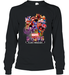 Marvel Rising Secret Warriors Hero Action Pose Collage Long Sleeve T-Shirt Long Sleeve T-Shirt - jonhlittlestore88