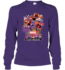 Marvel Rising Secret Warriors Hero Action Pose Collage Long Sleeve T-Shirt Long Sleeve T-Shirt - jonhlittlestore88