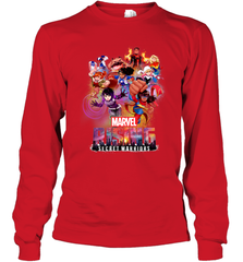 Marvel Rising Secret Warriors Hero Action Pose Collage Long Sleeve T-Shirt Long Sleeve T-Shirt - jonhlittlestore88