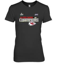 Youth Kansas City Chiefs NFL Pro Line by Fanatics Super Bowl LIV Champions Trophy Women's Premium T-Shirt Women's Premium T-Shirt - jonhlittlestore88
