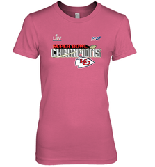 Youth Kansas City Chiefs NFL Pro Line by Fanatics Super Bowl LIV Champions Trophy Women's Premium T-Shirt Women's Premium T-Shirt - jonhlittlestore88
