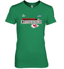 Youth Kansas City Chiefs NFL Pro Line by Fanatics Super Bowl LIV Champions Trophy Women's Premium T-Shirt Women's Premium T-Shirt - jonhlittlestore88