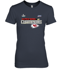 Youth Kansas City Chiefs NFL Pro Line by Fanatics Super Bowl LIV Champions Trophy Women's Premium T-Shirt Women's Premium T-Shirt - jonhlittlestore88