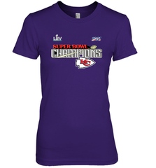 Youth Kansas City Chiefs NFL Pro Line by Fanatics Super Bowl LIV Champions Trophy Women's Premium T-Shirt Women's Premium T-Shirt - jonhlittlestore88