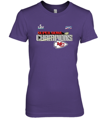 Youth Kansas City Chiefs NFL Pro Line by Fanatics Super Bowl LIV Champions Trophy Women's Premium T-Shirt Women's Premium T-Shirt - jonhlittlestore88