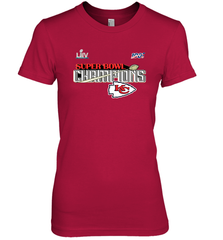 Youth Kansas City Chiefs NFL Pro Line by Fanatics Super Bowl LIV Champions Trophy Women's Premium T-Shirt Women's Premium T-Shirt - jonhlittlestore88