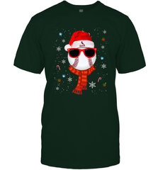 St. Louis Cardinals Logo Christmas Baseball Player Glasses Santa Hat Pajama Gift Men's T-Shirt Men's T-Shirt - jonhlittlestore88