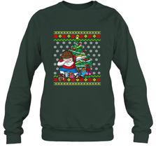 NFL Ugly Christmas Dabbing Santa Football Gift Crewneck Sweatshirt Crewneck Sweatshirt - jonhlittlestore88