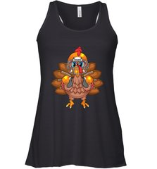 Cool Turkey Football Feathers Funny Thanksgiving Sports Gift Women's Racerback Tank Women's Racerback Tank - jonhlittlestore88