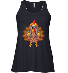 Cool Turkey Football Feathers Funny Thanksgiving Sports Gift Women's Racerback Tank Women's Racerback Tank - jonhlittlestore88