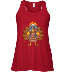 Cool Turkey Football Feathers Funny Thanksgiving Sports Gift Women's Racerback Tank Women's Racerback Tank - jonhlittlestore88