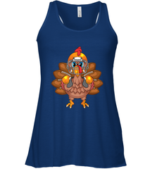 Cool Turkey Football Feathers Funny Thanksgiving Sports Gift Women's Racerback Tank Women's Racerback Tank - jonhlittlestore88