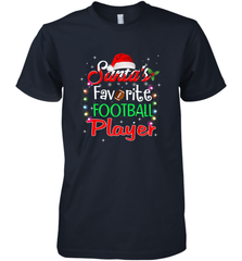 NFL Santa's Favorite Football Player Xmas Light Hat Christmas Men's Premium T-Shirt Men's Premium T-Shirt - jonhlittlestore88