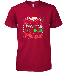 NFL Santa's Favorite Football Player Xmas Light Hat Christmas Men's Premium T-Shirt Men's Premium T-Shirt - jonhlittlestore88